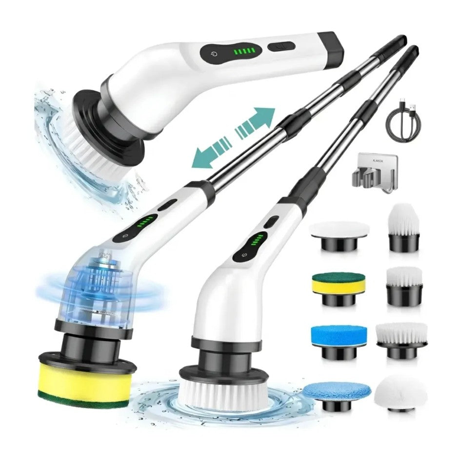 🧼 CEPILLO DE LIMPIEZA ELÉCTRICO 9 EN 1 🧼 ✨ LIMPIEZA PROFUNDA SIN ESFUERZO EN CADA RINCÓN ✈ ENVÍO GRATIS | 🚚 PAGO CONTRAENTREGA