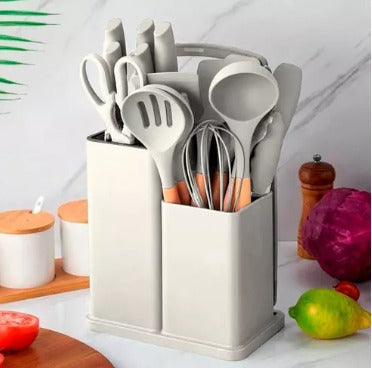 🍳 SET DE COCINA 19 UTENSILIOS CALIDAD PREMIUM® 🍳 ✨ TODO LO QUE NECESITAS PARA COCINAR COMO PRO ✈ ENVÍO GRATIS | 🚚 PAGO CONTRAENTREGA